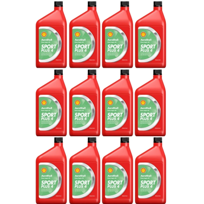 AeroShell Oil Sport PLUS 4 - Karton (12x 1 Liter Flaschen)