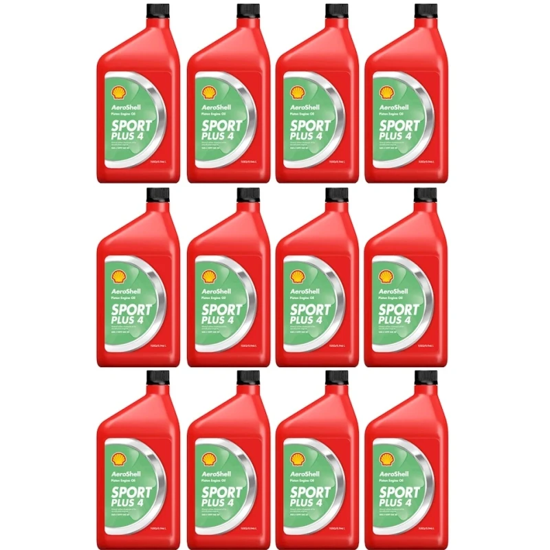 AeroShell Oil Sport PLUS 4 - Karton (12x 1 Liter Flaschen)