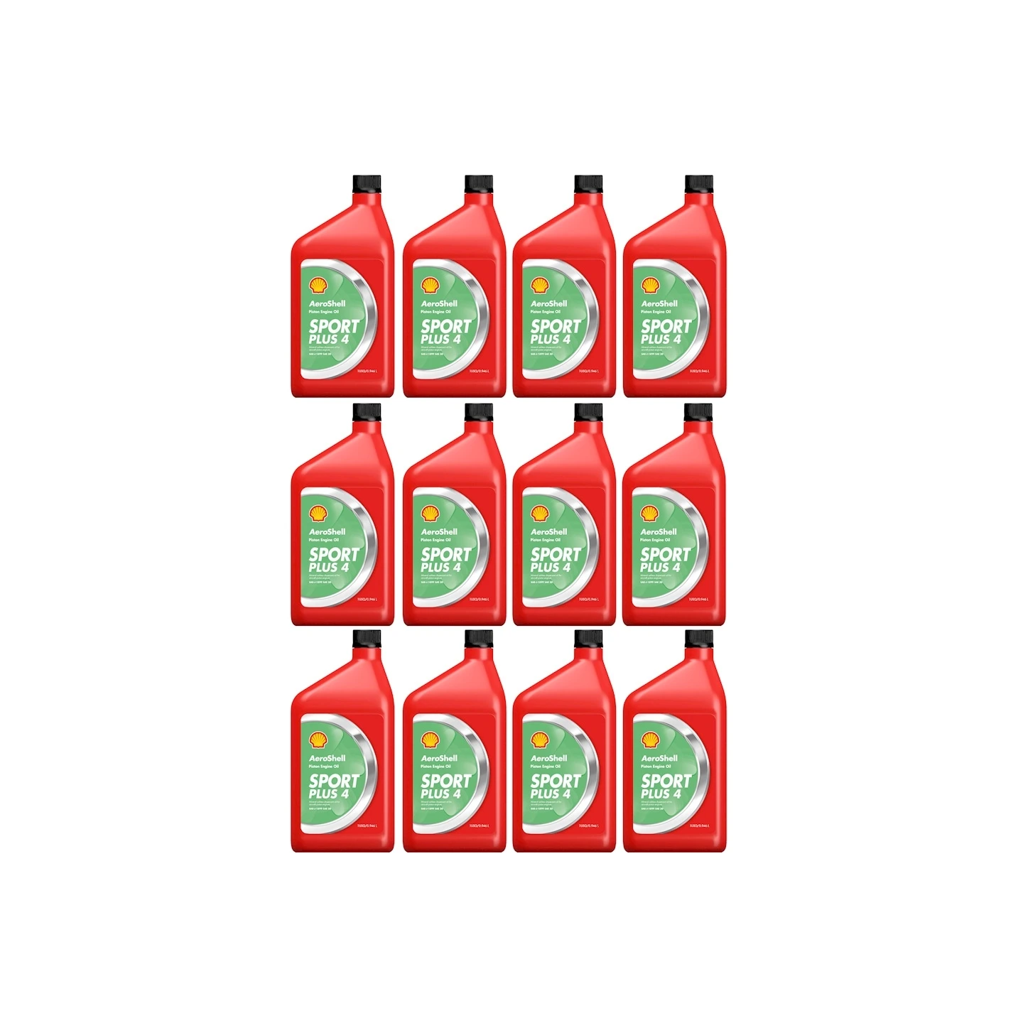 AeroShell Oil Sport PLUS 4 - Box (12x 1 Liter Bott