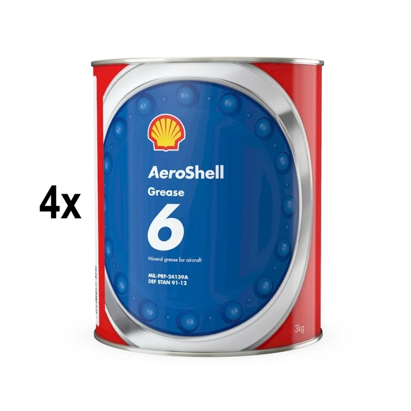 AeroShell Grease 6 - Karton (4x 3 kg Dosen)