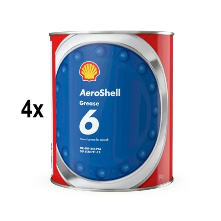 AeroShell Grease 6 - Karton (4x 3 kg Dosen)