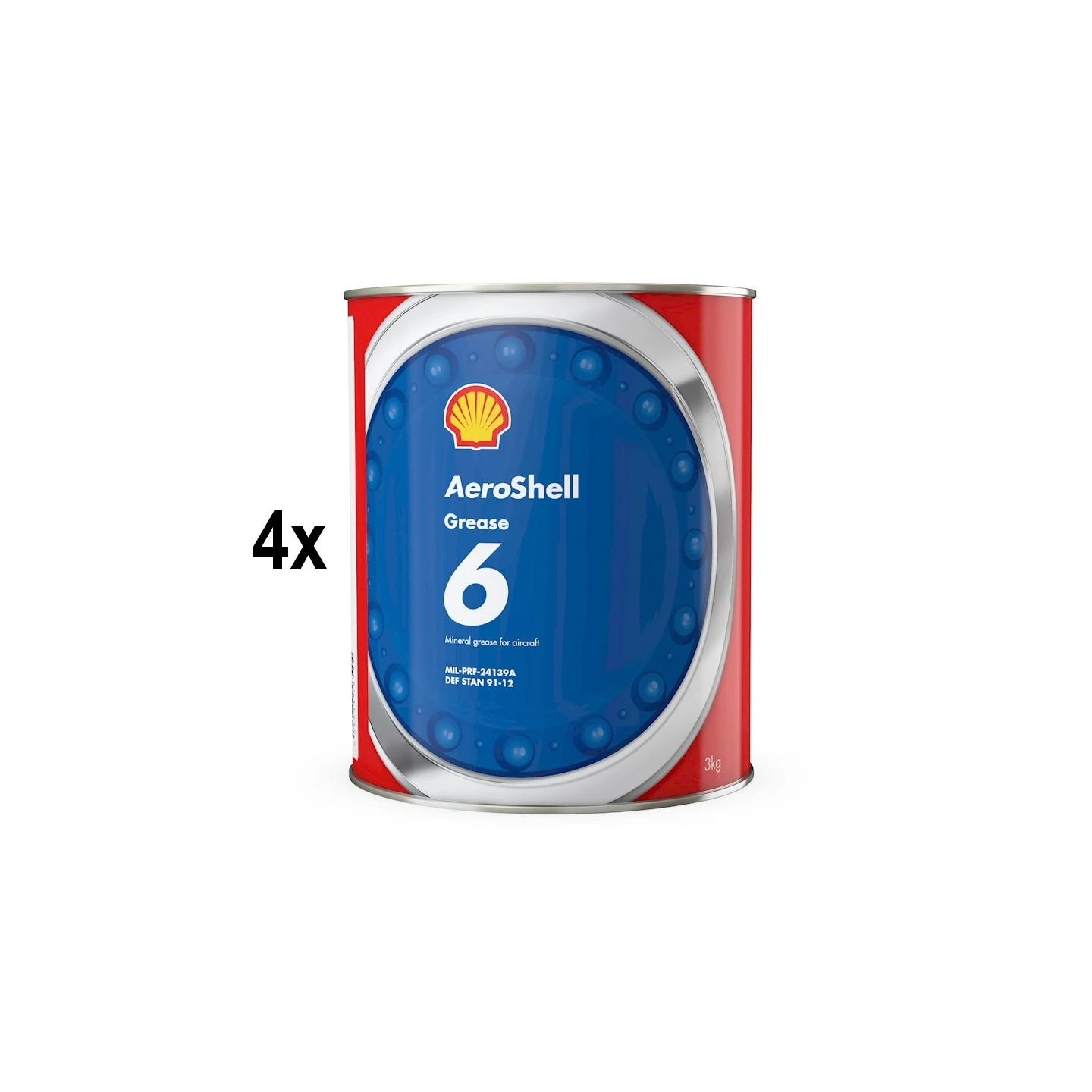 AeroShell Grease 6 - Box (4x 3 kg Cans)
