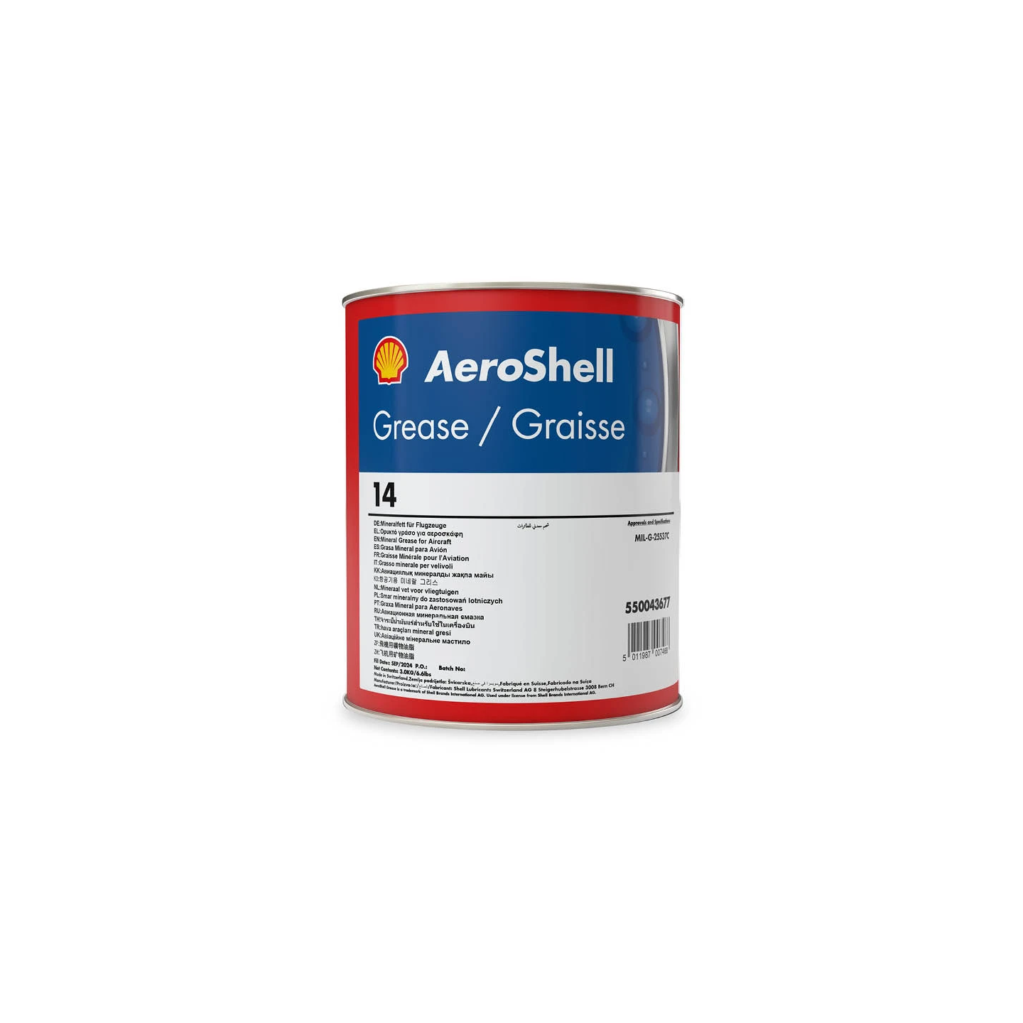 AeroShell Grease 14 - Box (4x Cans à 3 kg)