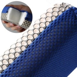 Double-sided sponge for aircraft cleaning