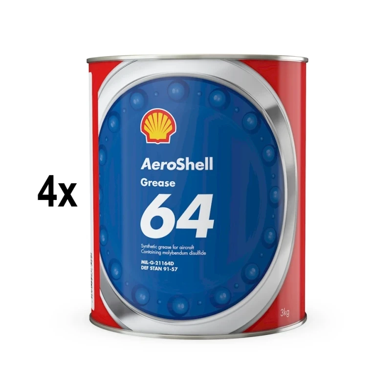 AeroShell Grease 64 - Karton (4x 3 kg Dosen), ehemals Grease 33 MS