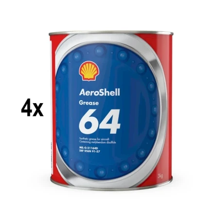 AeroShell Grease 64 - Karton (4x 3 kg Dosen), ehemals Grease 33 MS