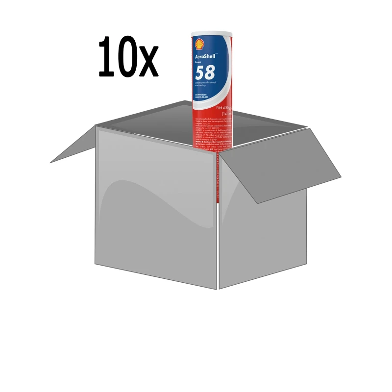 AeroShell Grease 58 - Karton (10x 400 g Kartuschen)