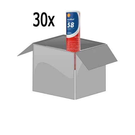 AeroShell Grease 58 - Karton (30x 400 g Kartuschen)