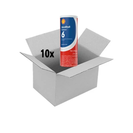 AeroShell Grease 6 - Karton (10x 400 g Kartuschen)