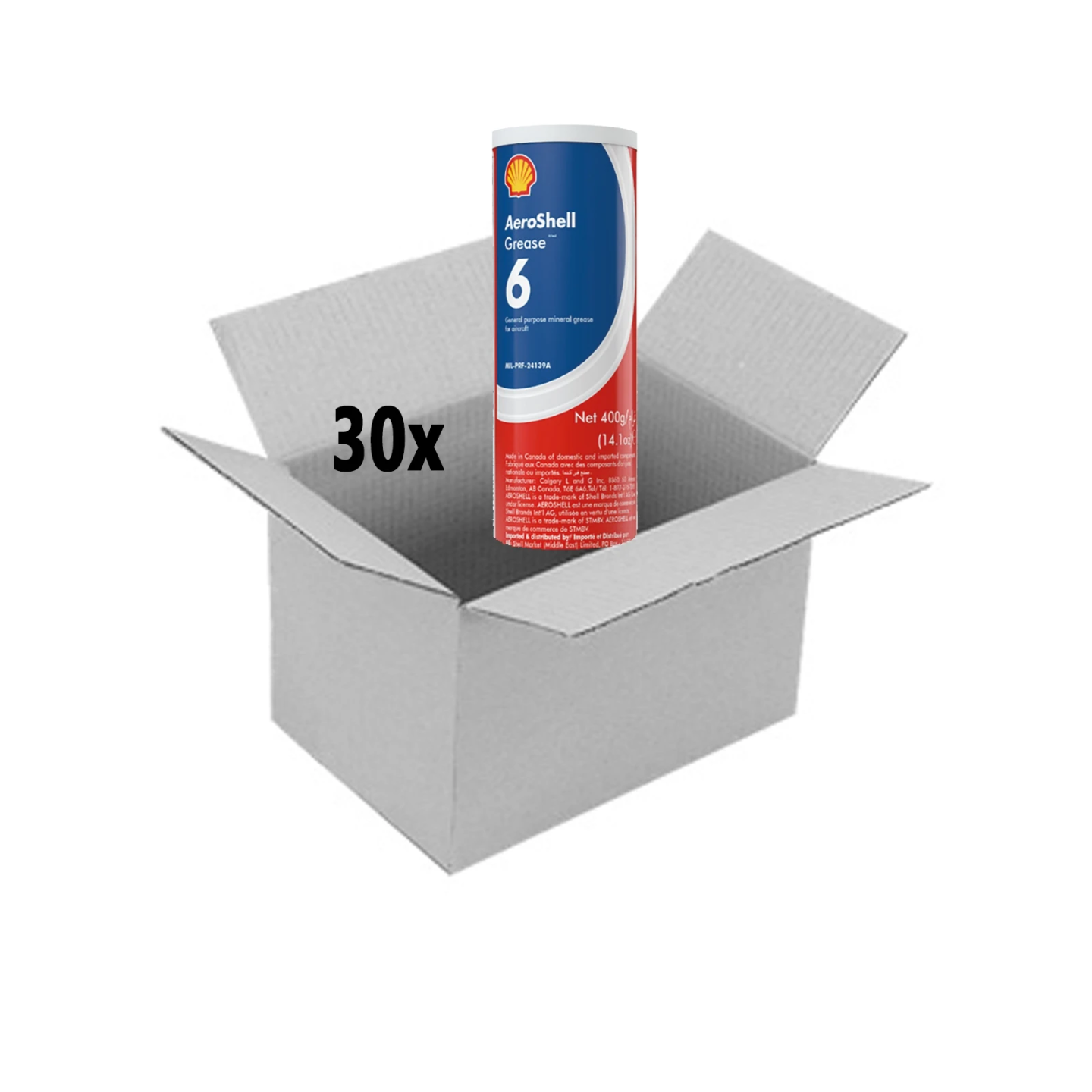 AeroShell Grease 6 - Box (30x Cartridges à 400g)