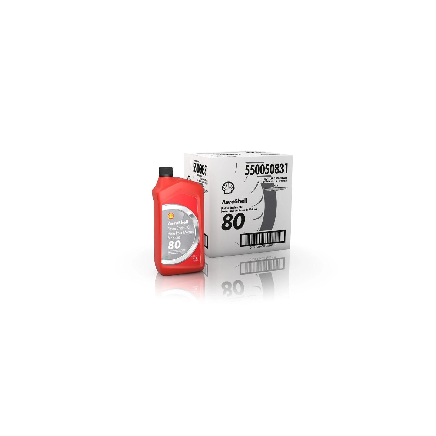 AeroShell Oil 80 - Box (6x 1 AQ Bottles)