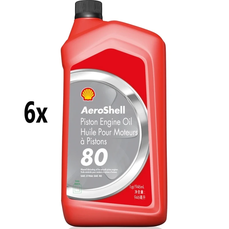 AeroShell Oil 80 - Karton (6x 1 AQ Flaschen)