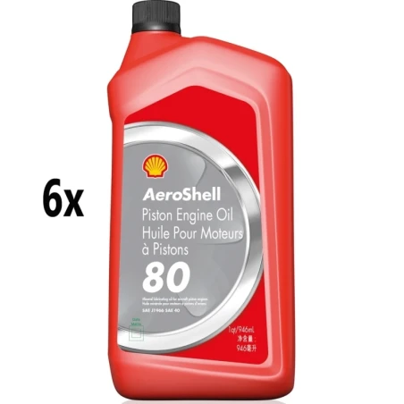 AeroShell Oil 80 - Karton (6x 1 AQ Flaschen)