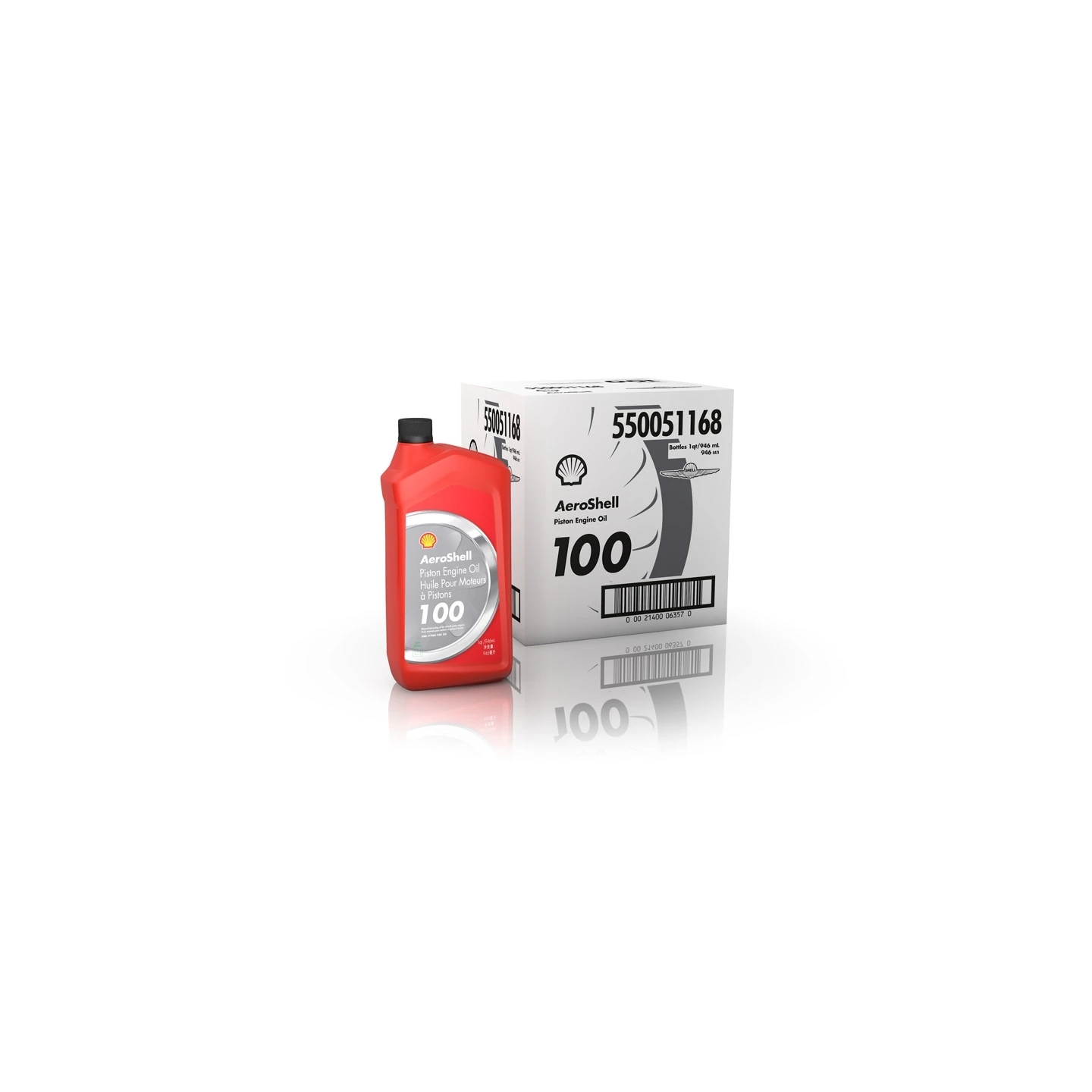 AeroShell Oil 100 - Box (6x 1 AQ Bottles, US-Qua)