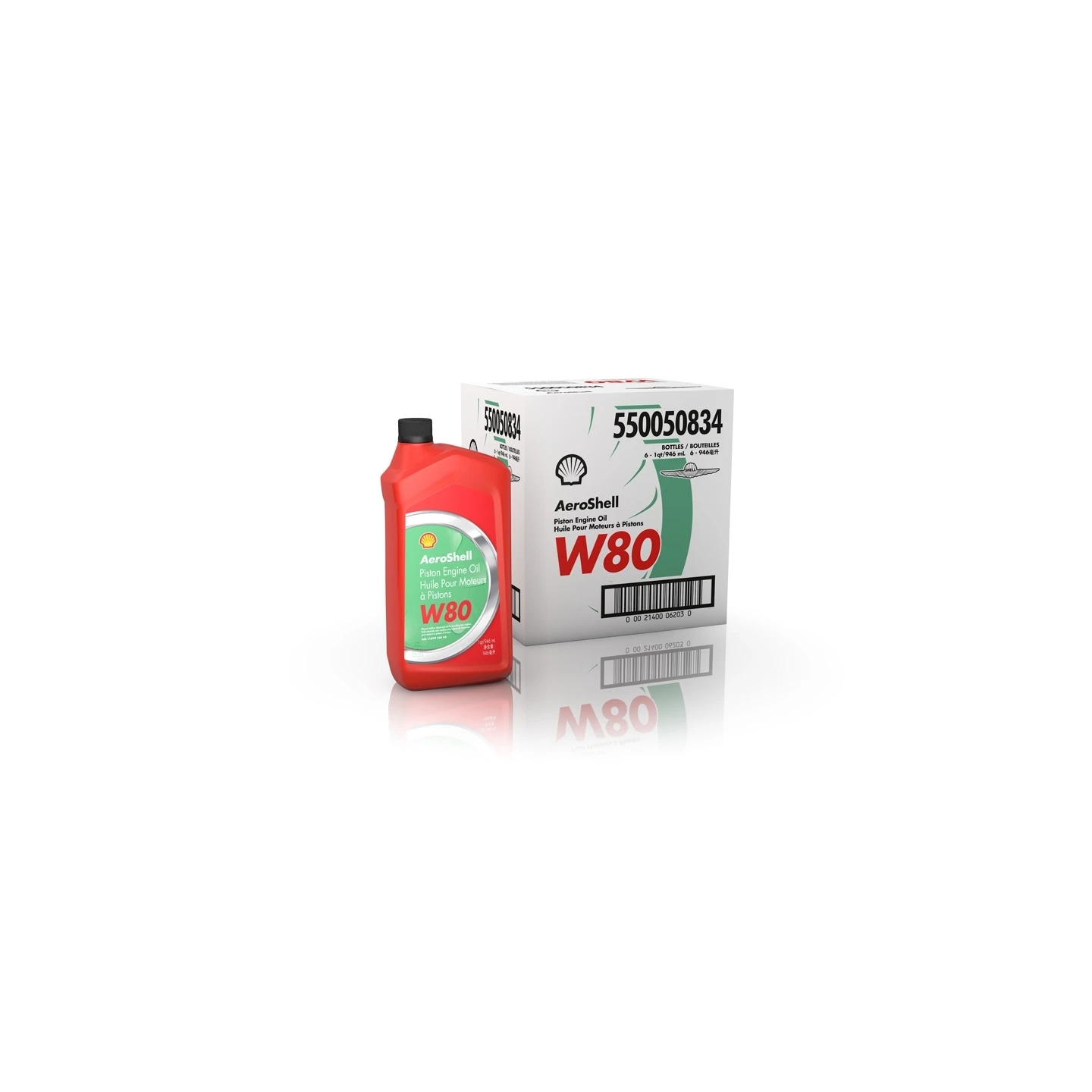 AeroShell Oil W80 - Box (6x 1 AQ Bottles)
