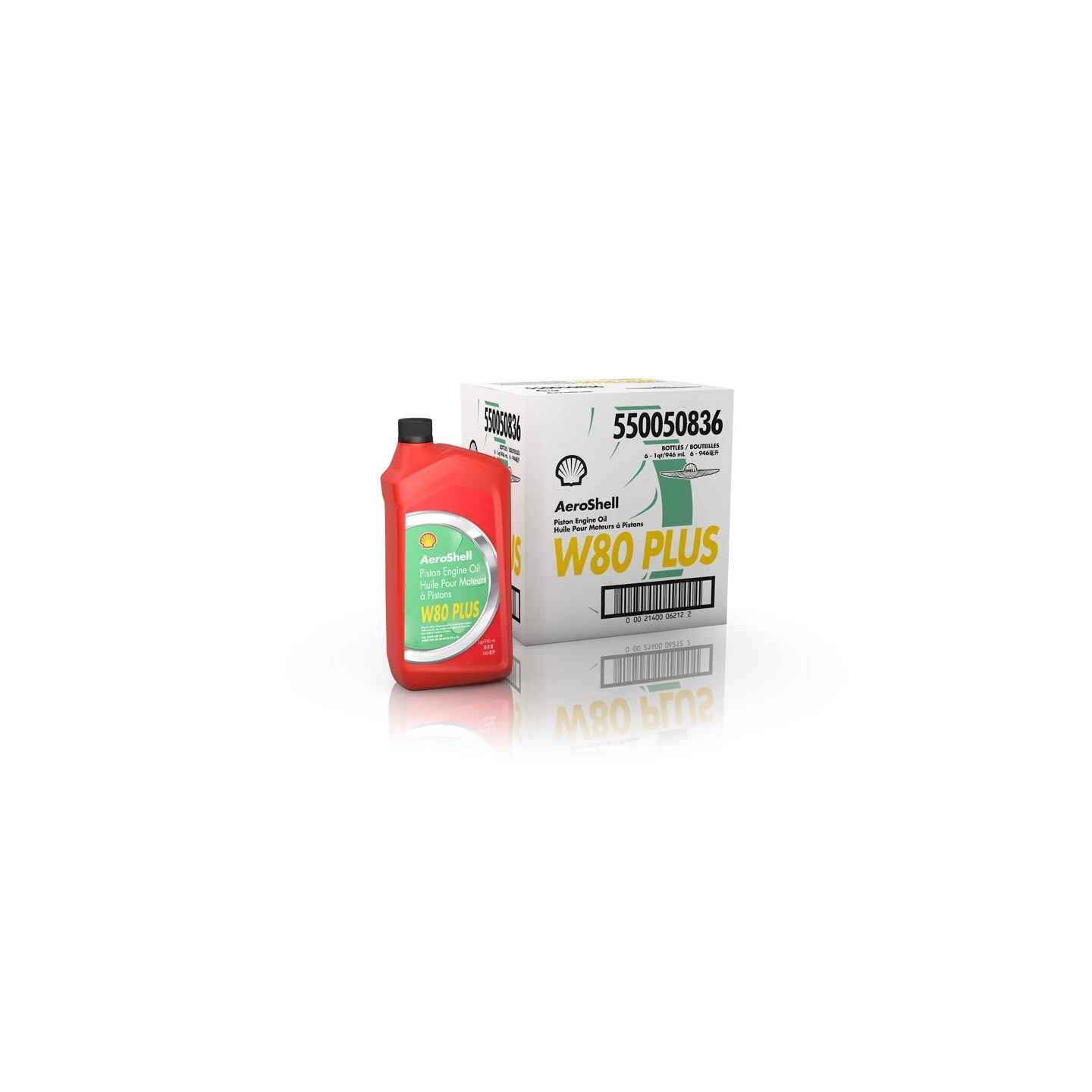 AeroShell Oil W80PLUS - Box (6x 1 AQ Bottles, US-Q