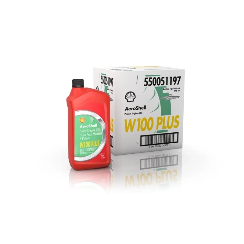 AeroShell Oil W100 PLUS - Karton (6x 1 AQ Flaschen, US-Quart)