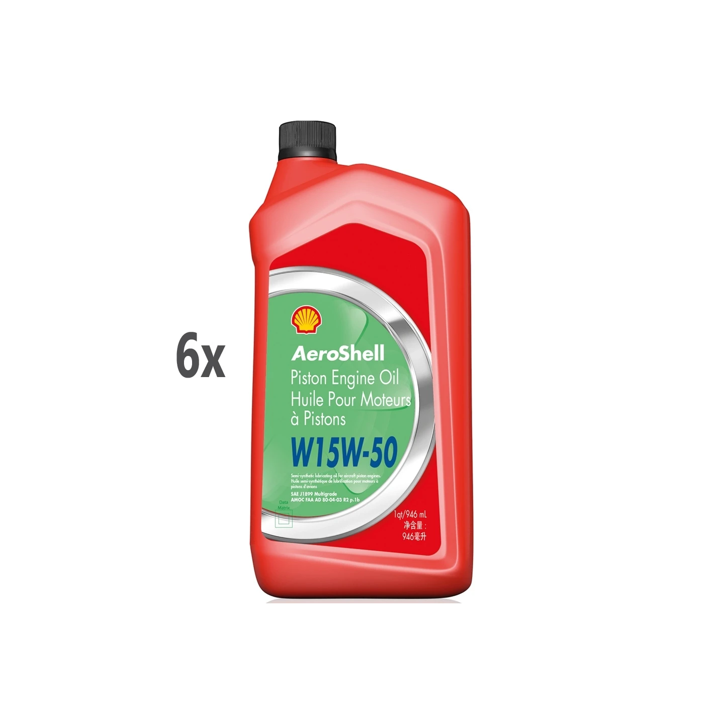 AeroShell Oil W 15W-50 (multigrade) - Box (6x 1 AQ