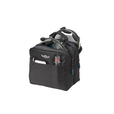 Doppel- Headset Tasche - schwarz