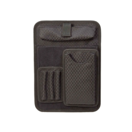 Pilot pouch with smartphone and pen holder - Velcro surface