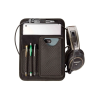 Pilot pouch with smartphone and pen holder - Velcro surface