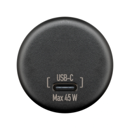 USB-C Panel Install Charger with bare wires, cable length 150 mm