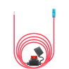 Comount Cable Set for USB Panel Install Charger - incl. 10A Fuse, 2 m Cable Length, bare wire