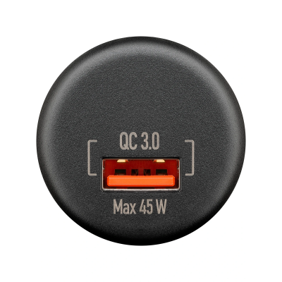 USB-A Einbaucharger mit offenen Kabelenden - max. 45 W, Kabellänge 150 mm