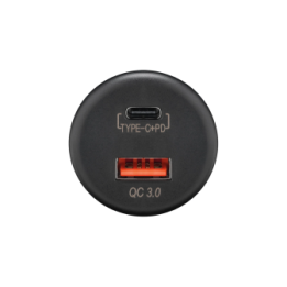 Dual USB Panel Install Charger with bare wires, cable length 150 - USB-A / USB-C