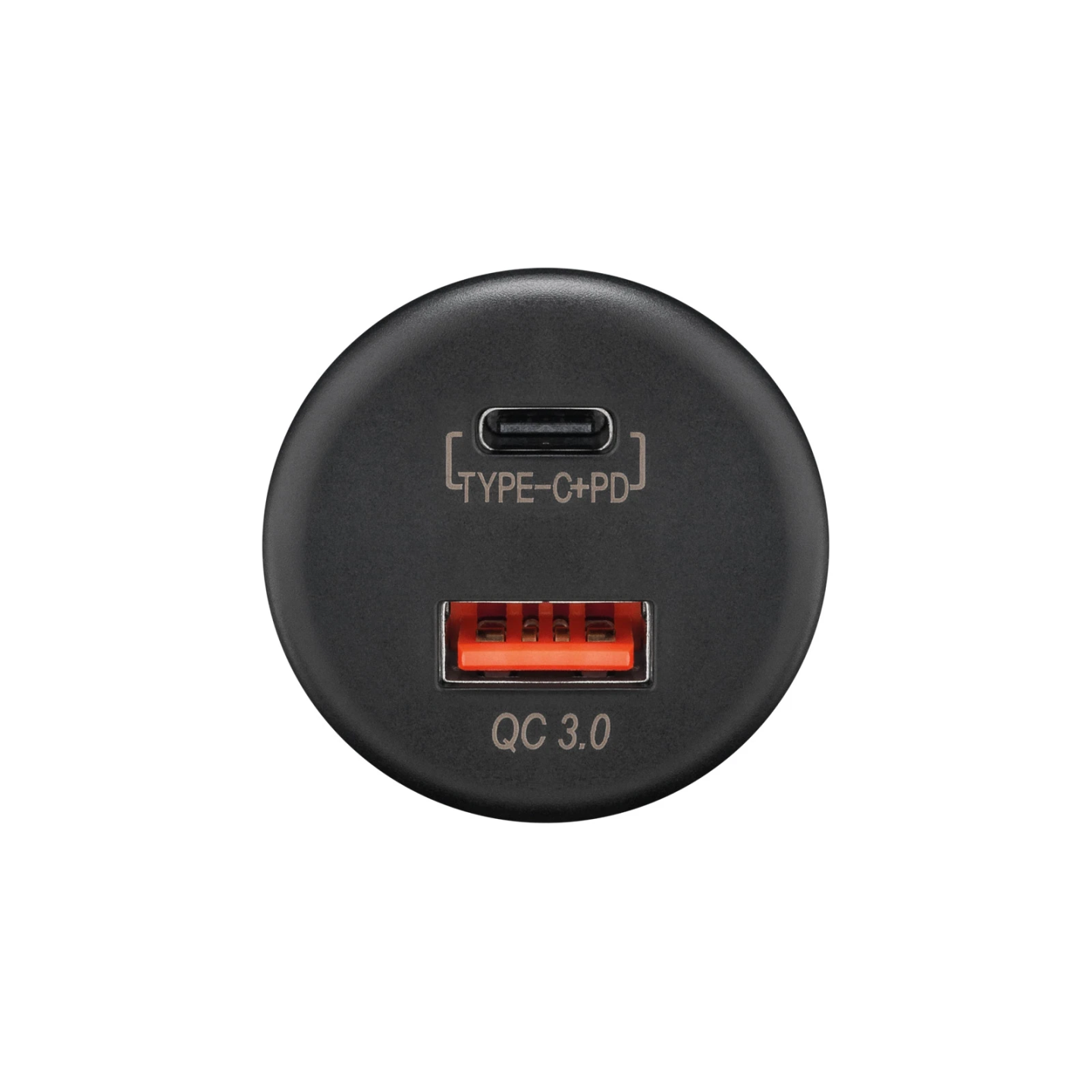 Dual USB Panel Install Charger with bare wires, cable length 150 - USB-A / USB-C