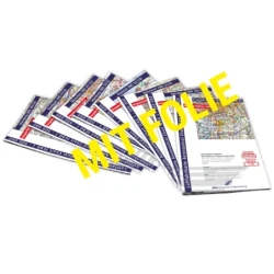 Set of ICAO charts Germany 2025 powered flight - with foil, folded