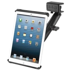 RAM Mounts Luftfahrt-Halterung 7 Zoll Tablets - B-Kugel (1 Zoll), Panel-Klammer, langer Verbindungsarm, Tab-Tite Halteschale