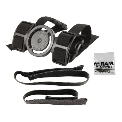 RAM Mounts Arm-/Beinbefestigung - mit Aufnahme für runde Basisplatte, Gummibänder (Arm u. Bein), Klettverschluss