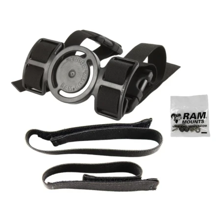 RAM Mounts Arm-/Beinbefestigung - mit Aufnahme für runde Basisplatte, Gummibänder (Arm u. Bein), Klettverschluss
