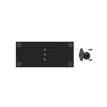 RAM Mounts Oberschenkel-Halterung Xbox Adaptive Controller - B-Kugel (1 Zoll) , Verbundstoff Octagon-Sockel,