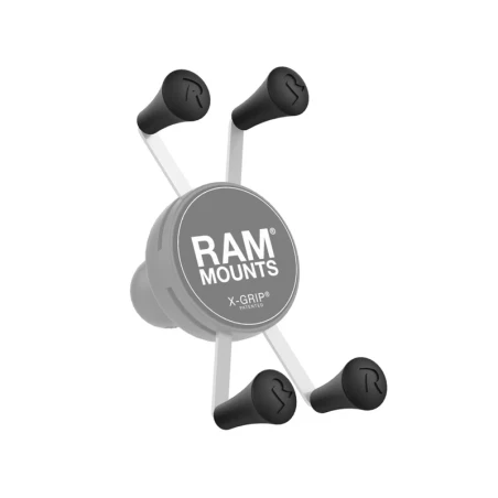 RAM Mounts X-Grip Lenker-Halterung für Smartphones bis 82,5 mm Breite - mit Tough-Strap-Basis (Verbundstoff)