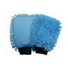 ROTWEISS - Microfibre glove Rasta - blue, two cleaning sides
