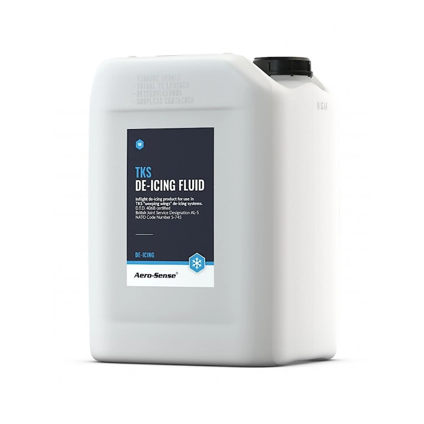 Aero-Sense TKS De-icing fluid AL-5 D.T.D.406B - Canister Ã 10 liters