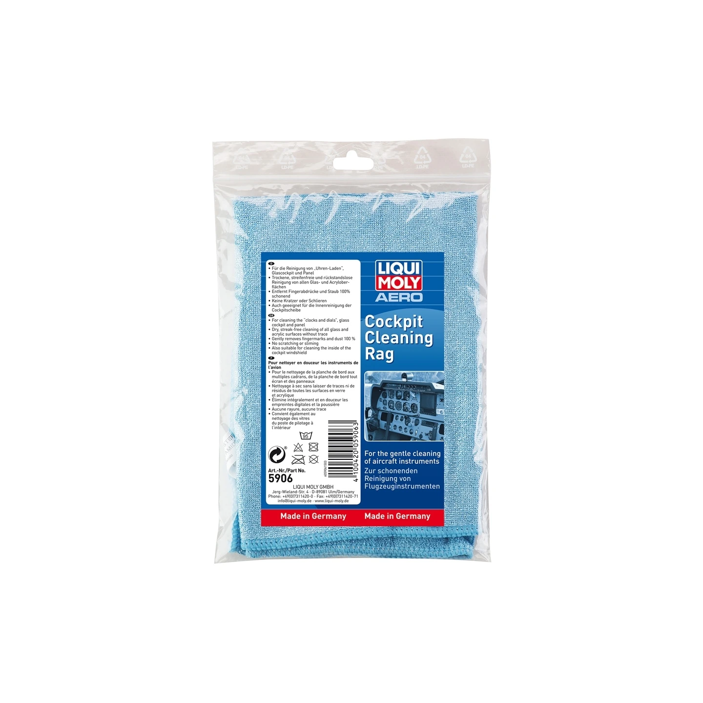 Liqui Moly - Cockpit Microfibre Cloth
