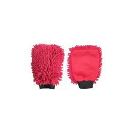 ROTWEISS - Micro Fiber Glove Rasta - red, two cleaning sides