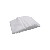 ROTWEISS Fleece Cloth - white, 12.6" x 15", Pack of 10