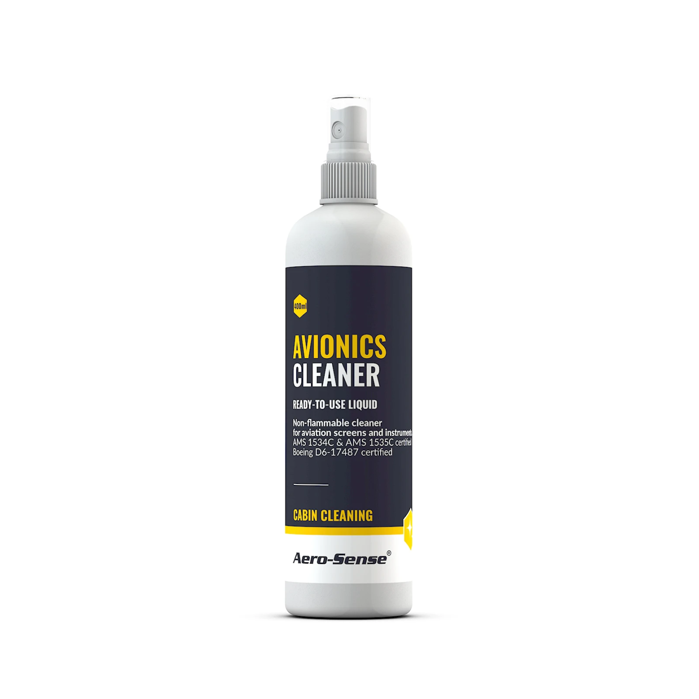 Aero-Sense Avionics Cleaner - 400 ml Spray Bottle