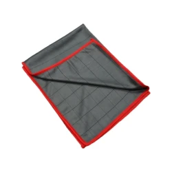ROTWEISS - Mikrofasertuch CARBON - grau/rot, 40x50 cm