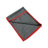 ROTWEISS - Microfibre Cloth CARBON - grey/red, 40x50 cm