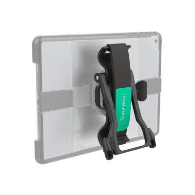 Handschlaufe mit Snap On Quick Release Adapter für OtterBox uniVERSE Gehäuse (Apple iPads) - inkl. Standfunktion
