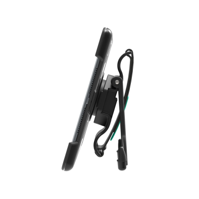 Handschlaufe mit Snap On Quick Release Adapter für OtterBox uniVERSE Gehäuse (Apple iPads) - inkl. Standfunktion