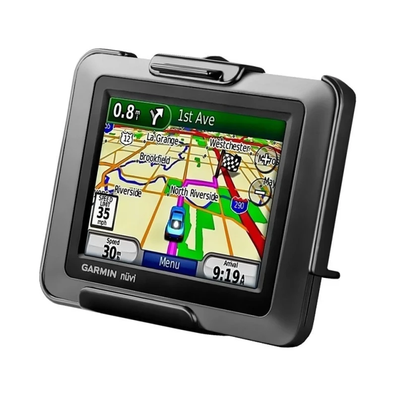 Gerätehalteschale für Garmin zumo 220 / nüvi 220 & 5xx Serie (ohne Schutzhüllen) - Diamond-Anbindung (Trapez), Schrauben-Set