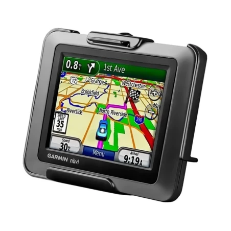 Gerätehalteschale für Garmin zumo 220 / nüvi 220 & 5xx Serie (ohne Schutzhüllen) - Diamond-Anbindung (Trapez), Schrauben-Set