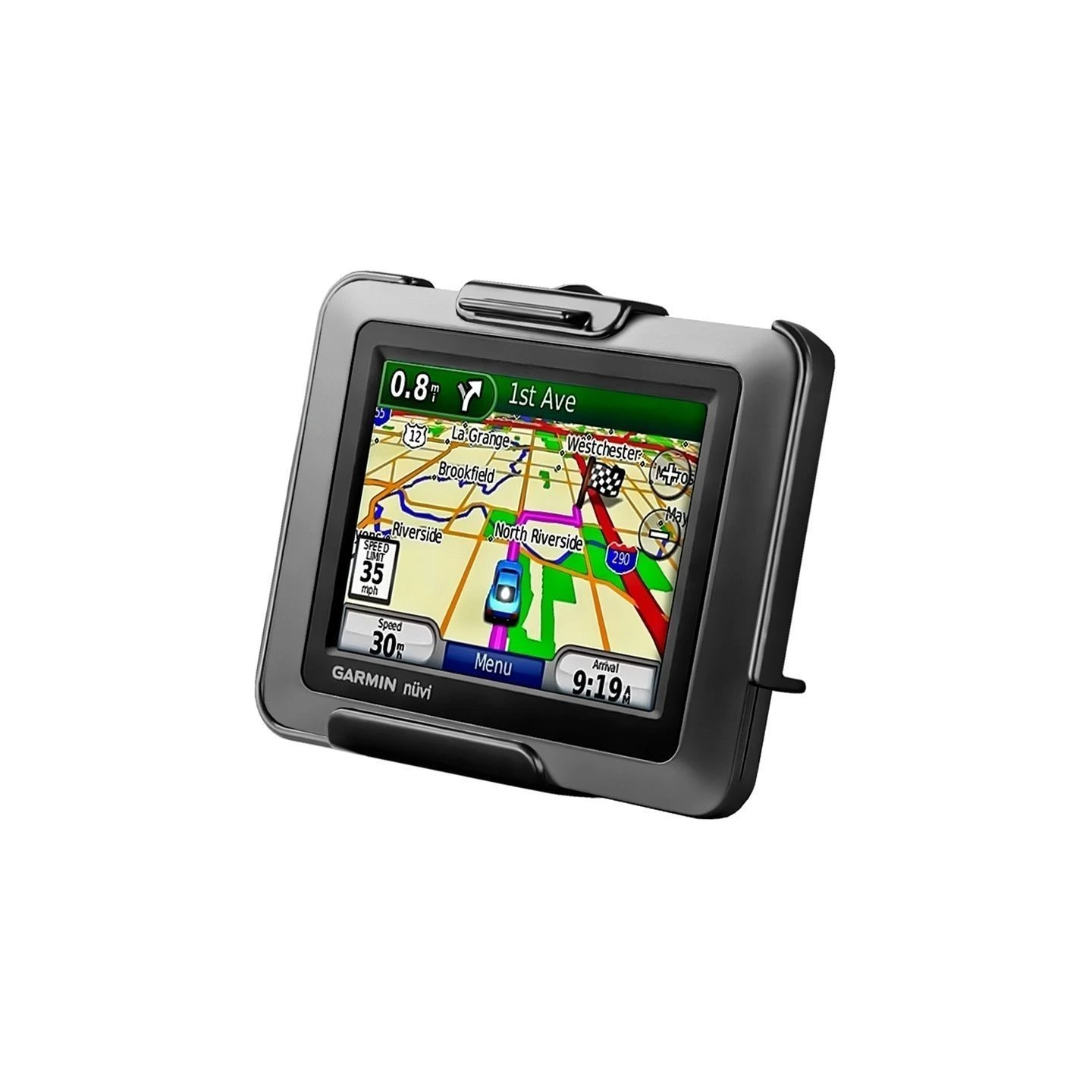 Device holder for Garmin zumo 220 / nüvi 220 & 5xx series (without protective covers) - Diamond connection (trapezoid)
