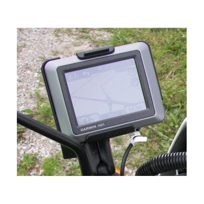 Gerätehalteschale für Garmin zumo 220 / nüvi 220 & 5xx Serie (ohne Schutzhüllen) - Diamond-Anbindung (Trapez), Schrauben-Set